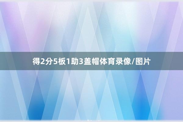 得2分5板1助3盖帽体育录像/图片