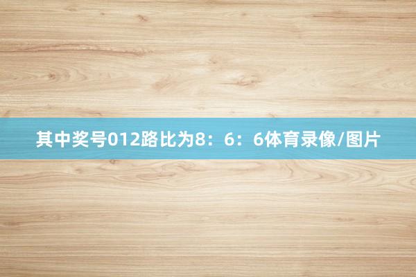 其中奖号012路比为8：6：6体育录像/图片
