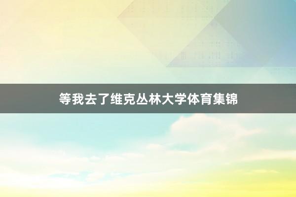 等我去了维克丛林大学体育集锦