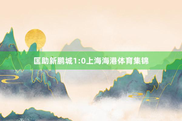 匡助新鹏城1:0上海海港体育集锦