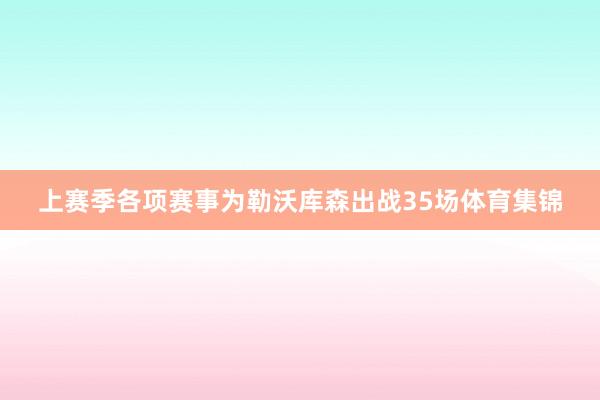 上赛季各项赛事为勒沃库森出战35场体育集锦