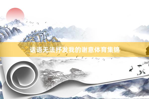 话语无法抒发我的谢意体育集锦