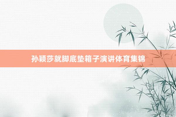 孙颖莎就脚底垫箱子演讲体育集锦