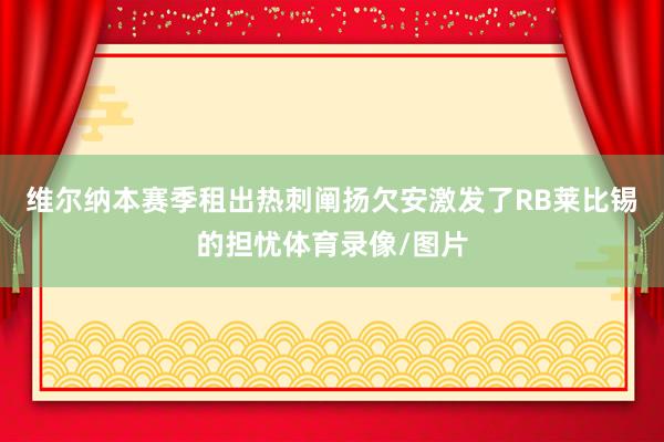 维尔纳本赛季租出热刺阐扬欠安激发了RB莱比锡的担忧体育录像/图片