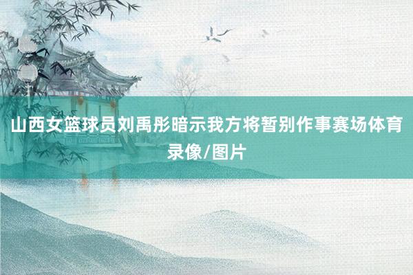 山西女篮球员刘禹彤暗示我方将暂别作事赛场体育录像/图片