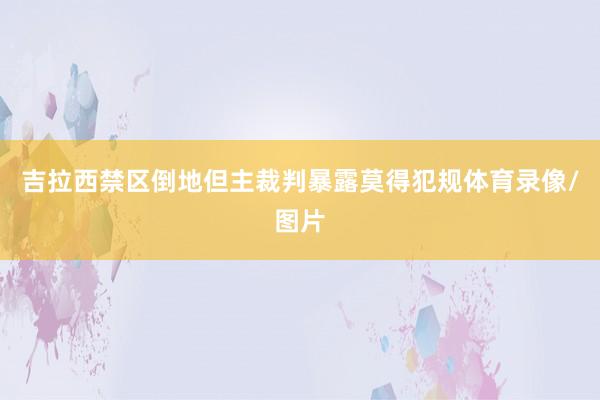 吉拉西禁区倒地但主裁判暴露莫得犯规体育录像/图片
