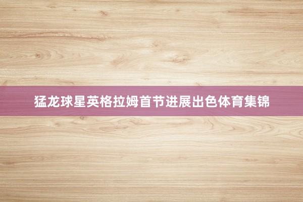 猛龙球星英格拉姆首节进展出色体育集锦